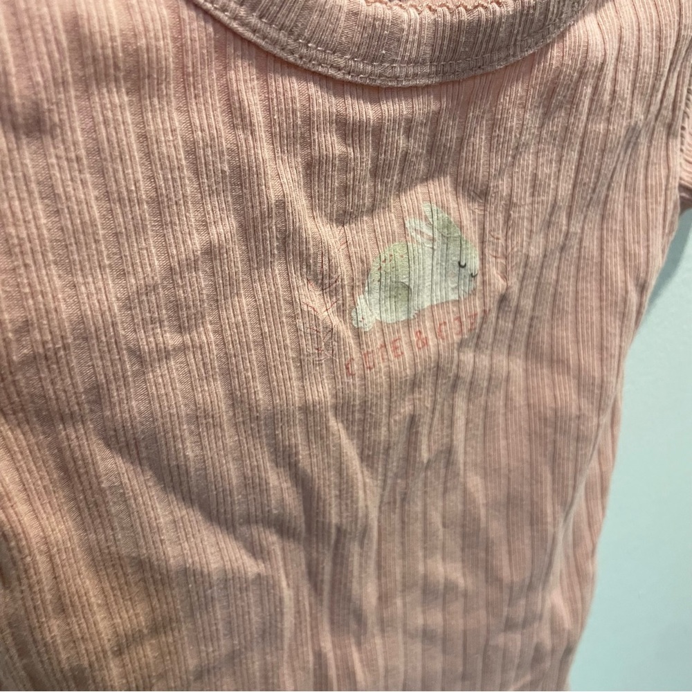 5/$15 Carter's Peach Short Sleeve Tee - Picture 3 of 5
